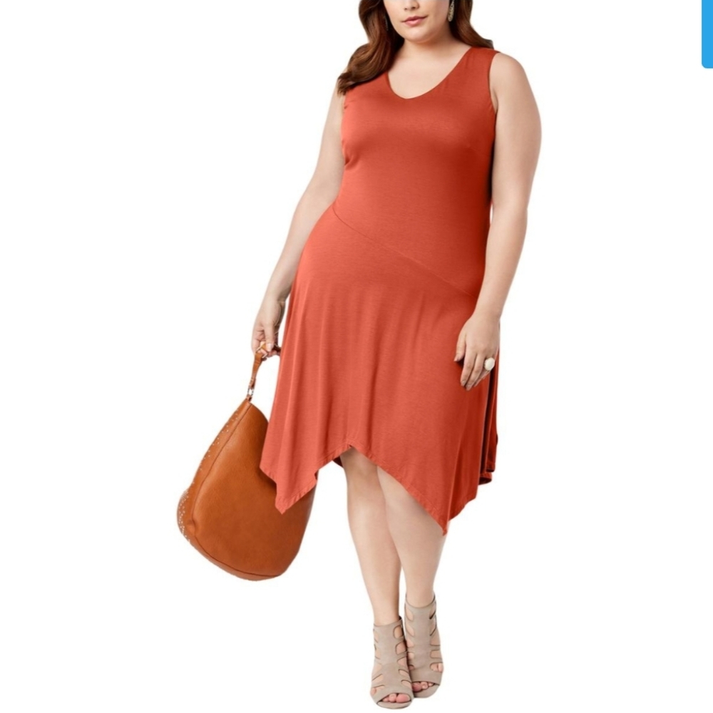 I.N.C. sleeveless asymmetrical hem dress❤️❤️